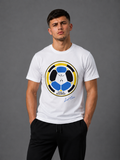 Mens Hala Madrid Tshirt White (Black Label)