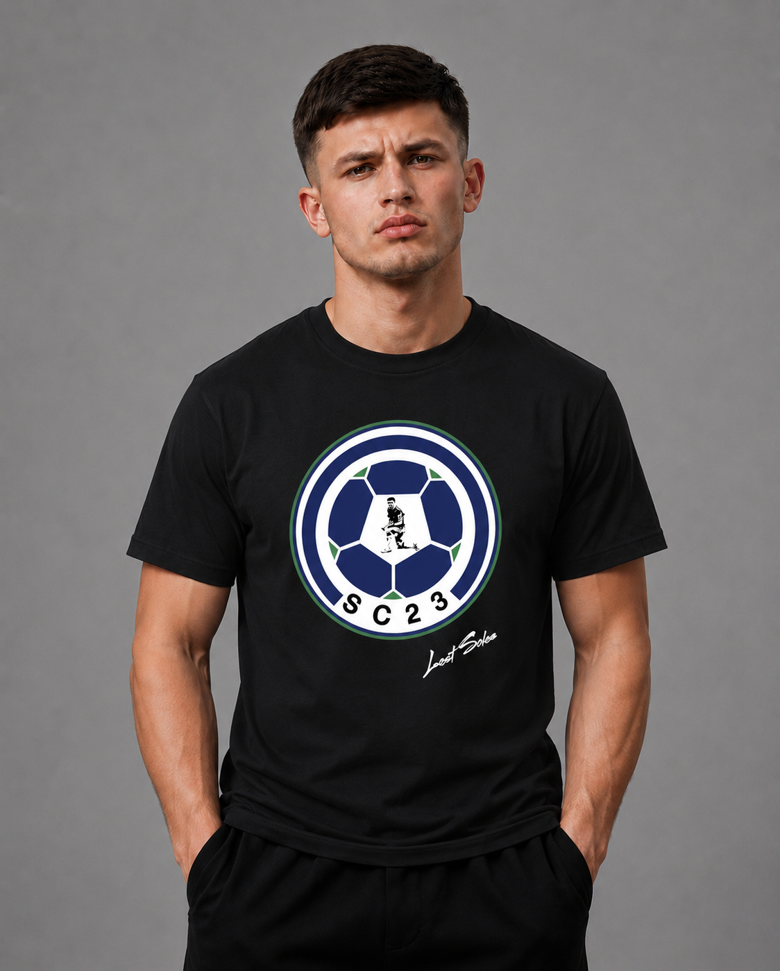 Mens SC23 Tshirt Black (Black Label)