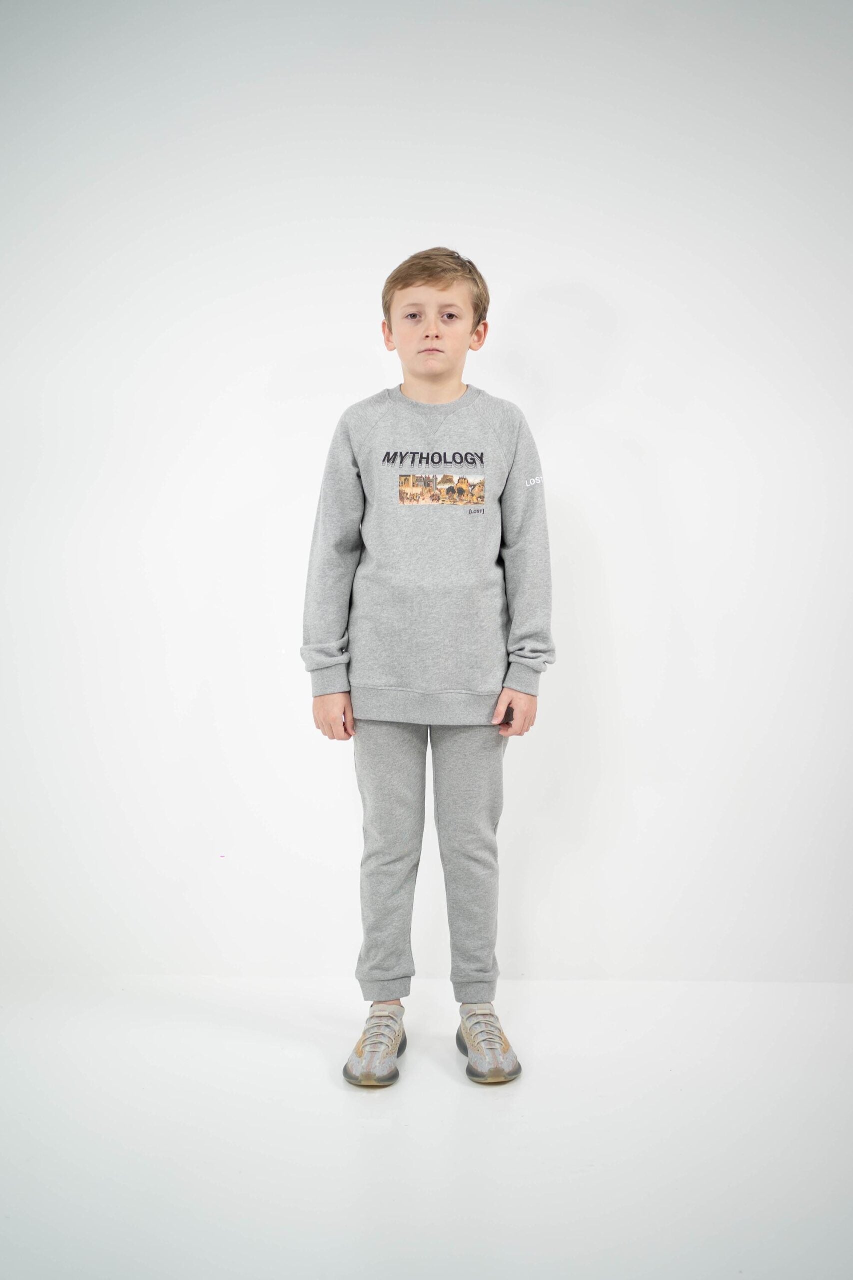 Kids Grey Mythology Jumper