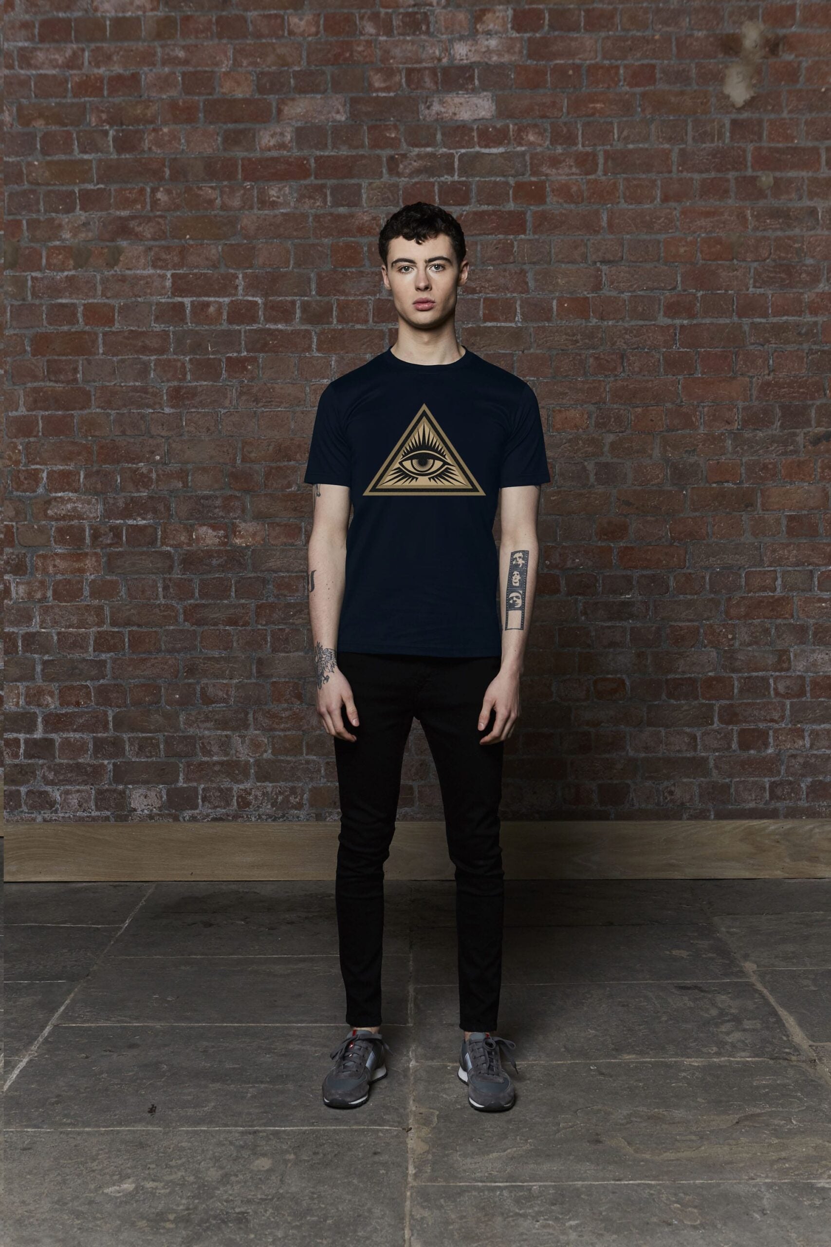 All Seeing Eye Navy T-Shirt (Luxury Range)