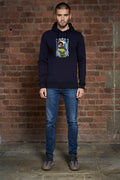 Navy Maradonna Animated Hoody