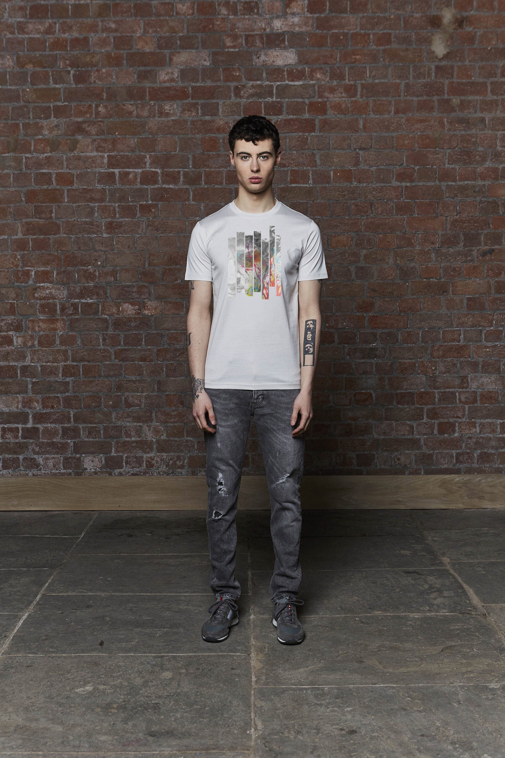 Michelangelo Off Grey T-Shirt (Luxury Range)