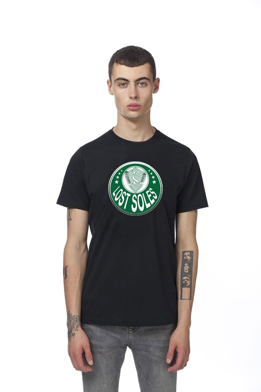Black Palmeiras Inspired Tshirt (Black Label)