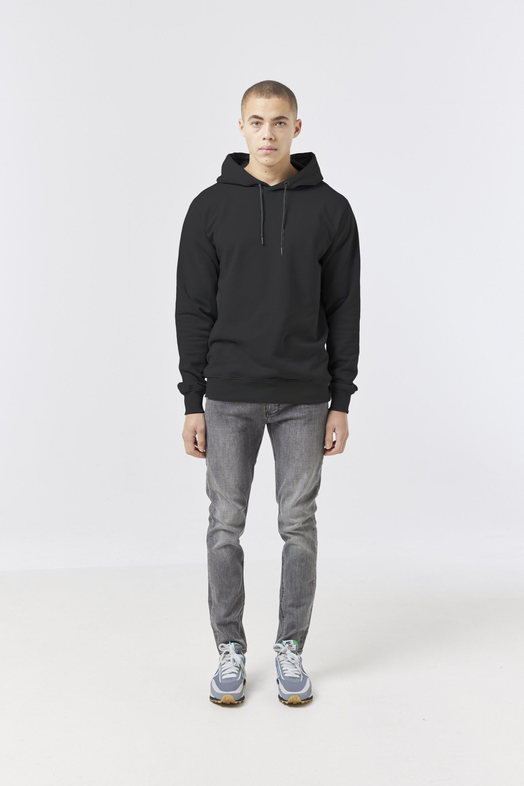 Plain Black Hoody