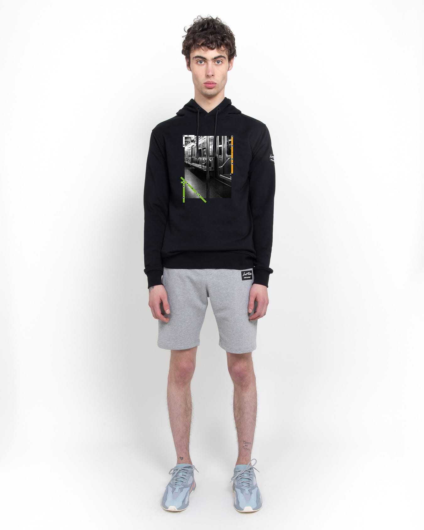 Black Luxury Subway Hoody