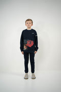 Kids Navy Visual Art Jumper
