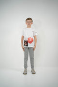 Kids White Visual Art Tshirt