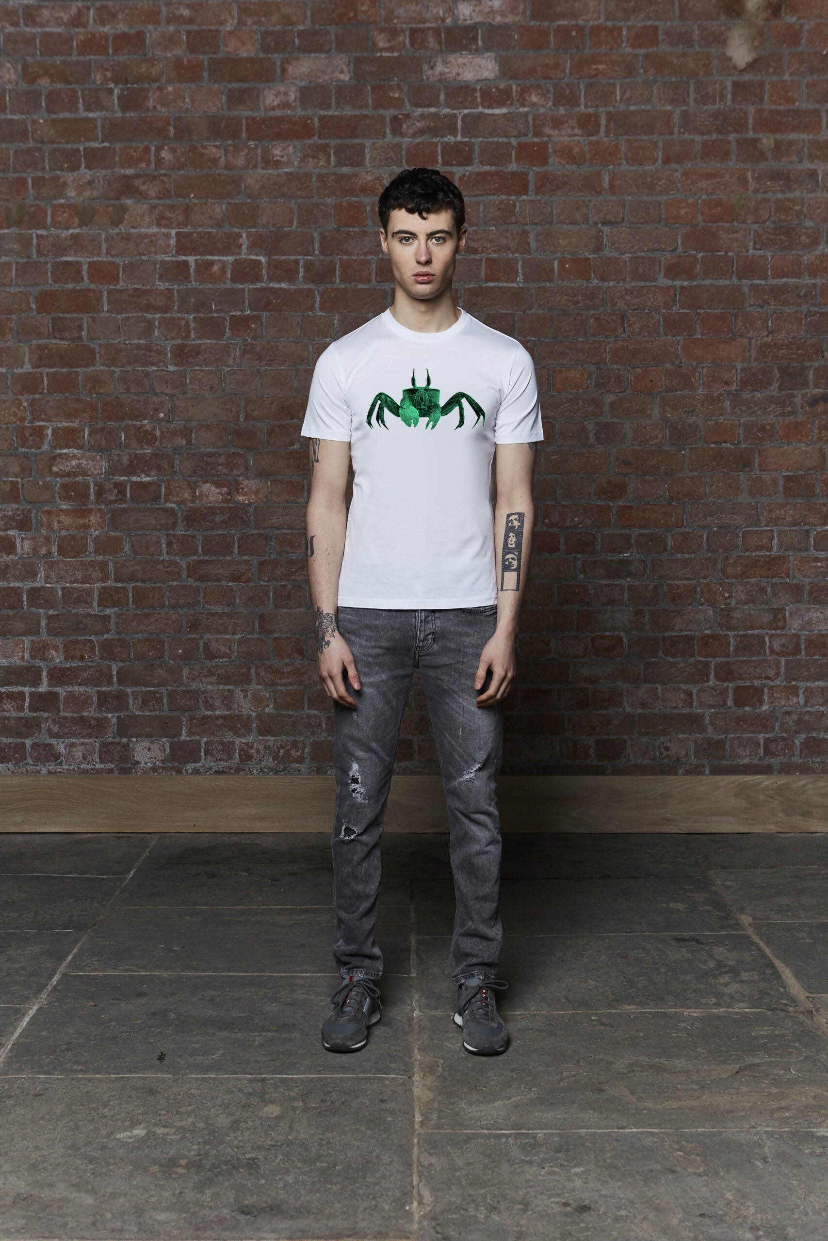 Crab White T-Shirt (Luxury Range)