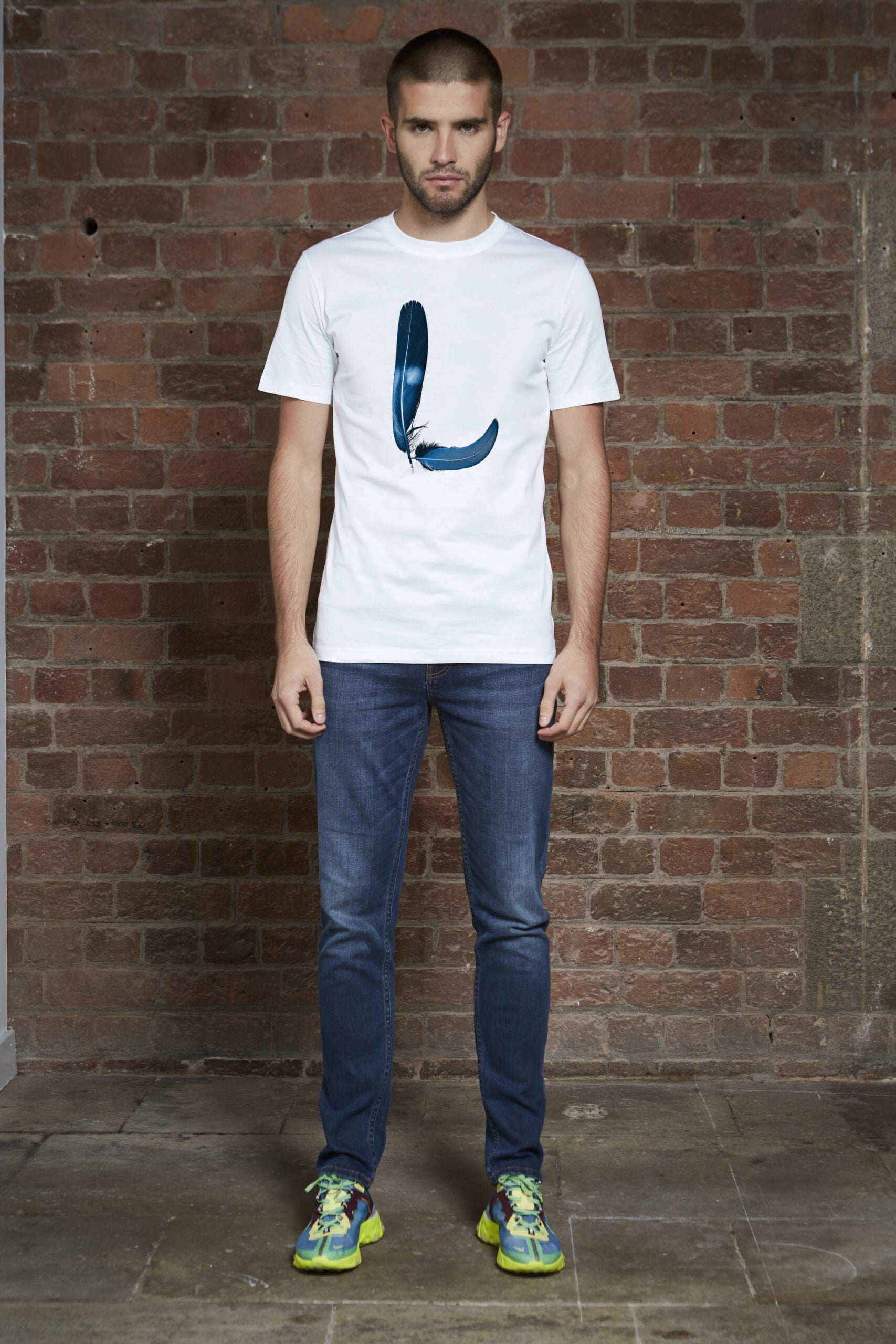 Feather White T-Shirt (Luxury Range)