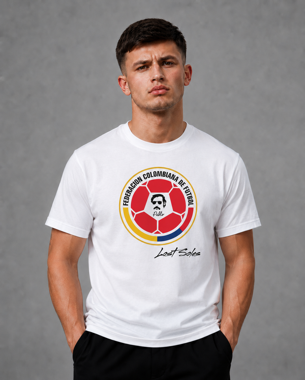 White Pablo T-Shirt (Black Label)