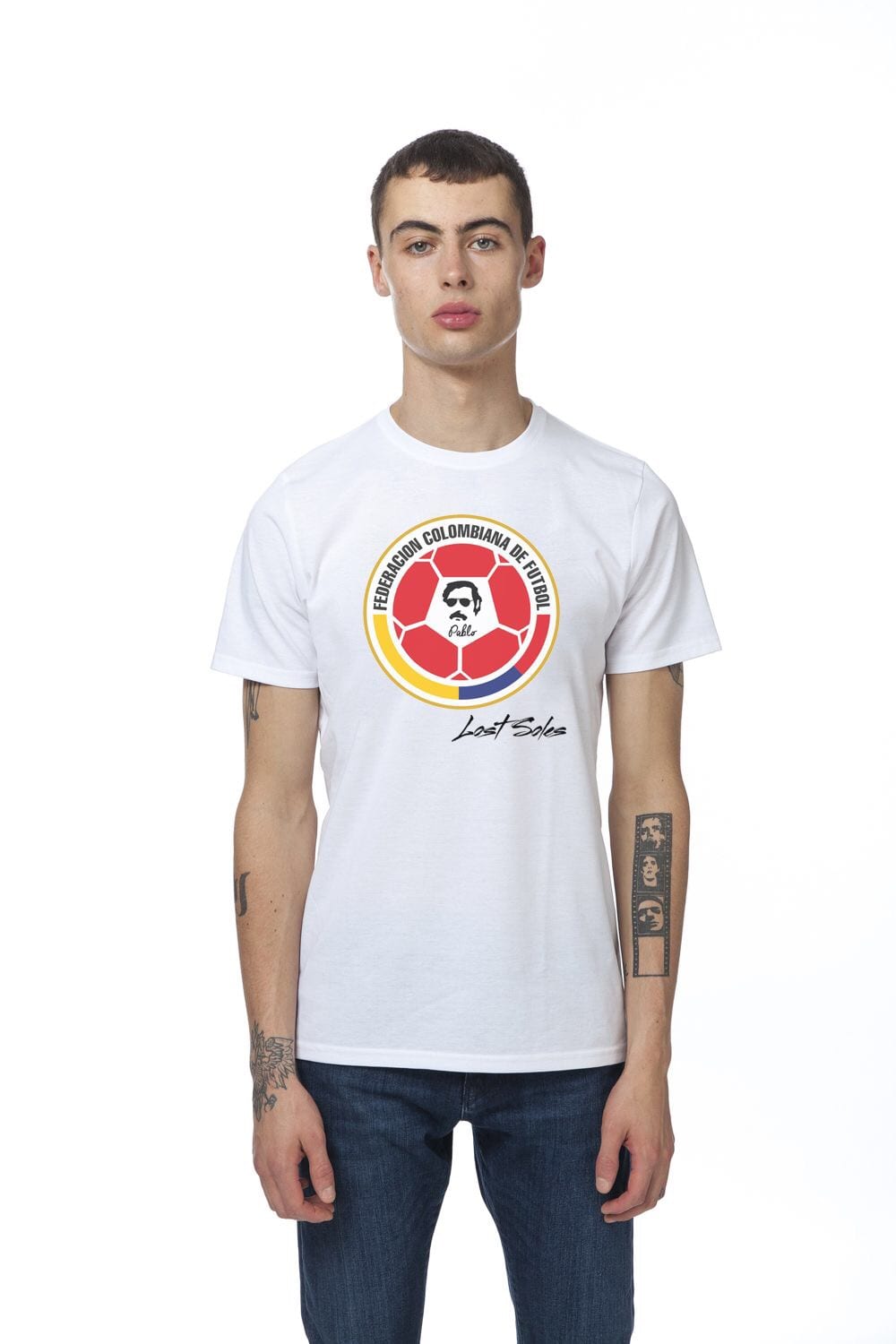 White Pablo T-Shirt (Black Label)