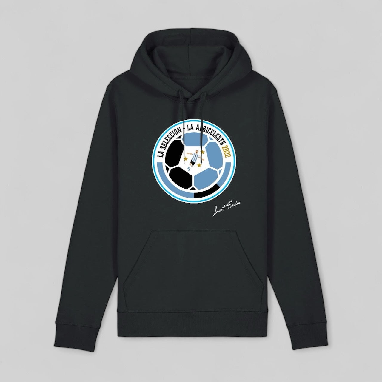 Black Messi Hoody Mens (Black Label)