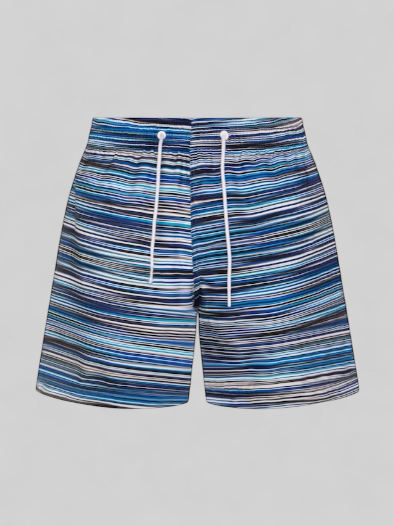Blue Fractal Luxury Swim Shorts