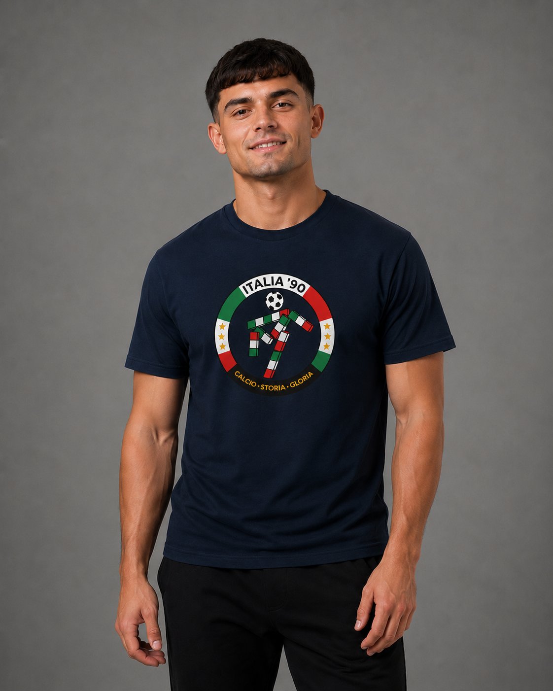 Italia 90 T-shirt (navy)