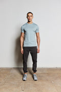 Plain Silver Blue TShirt