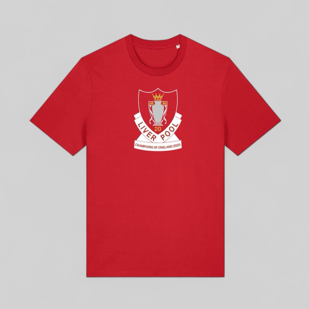 Champions or England (limited edition) RED T - shirt