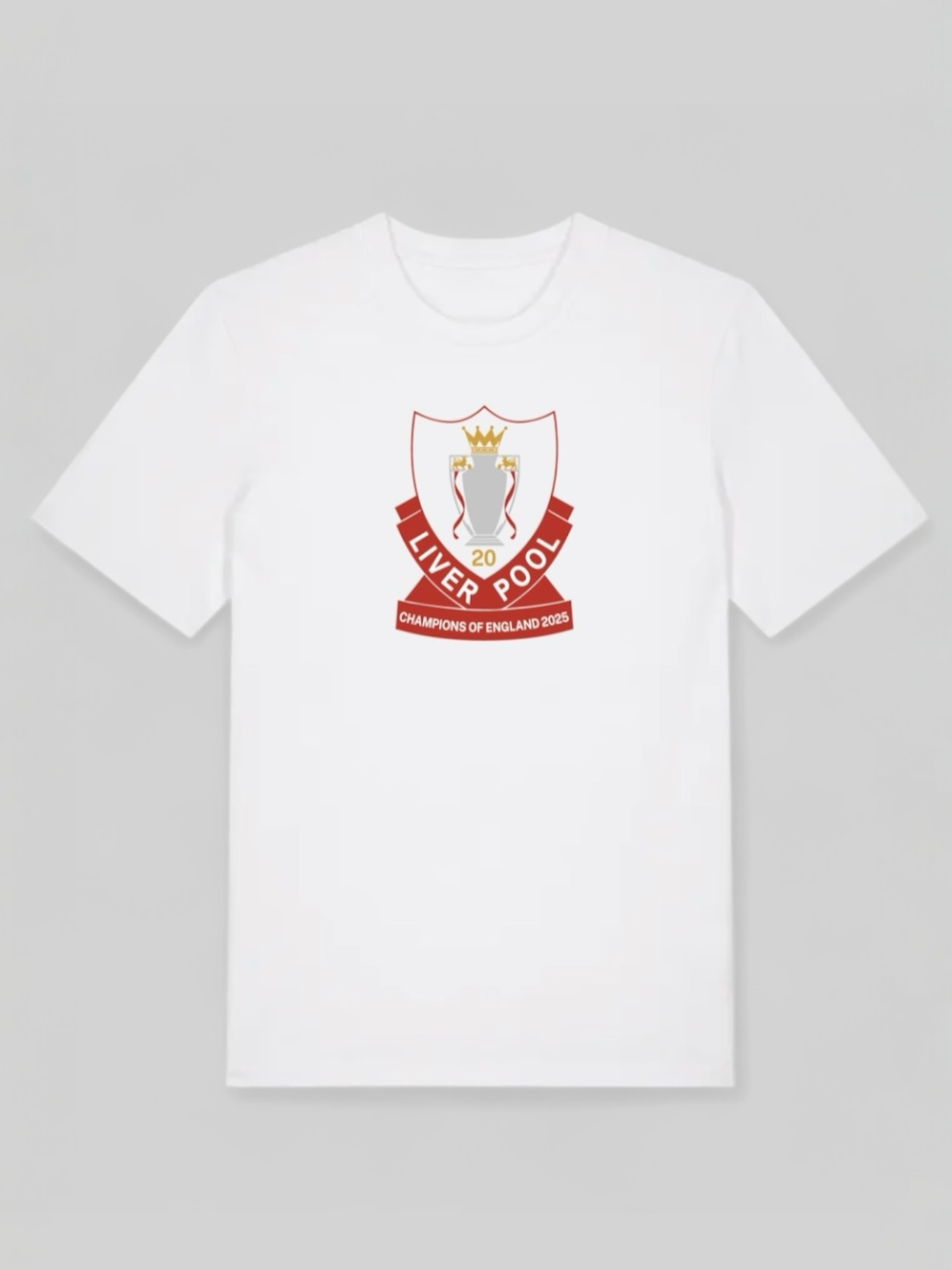 Champions of England 25 (white tee)