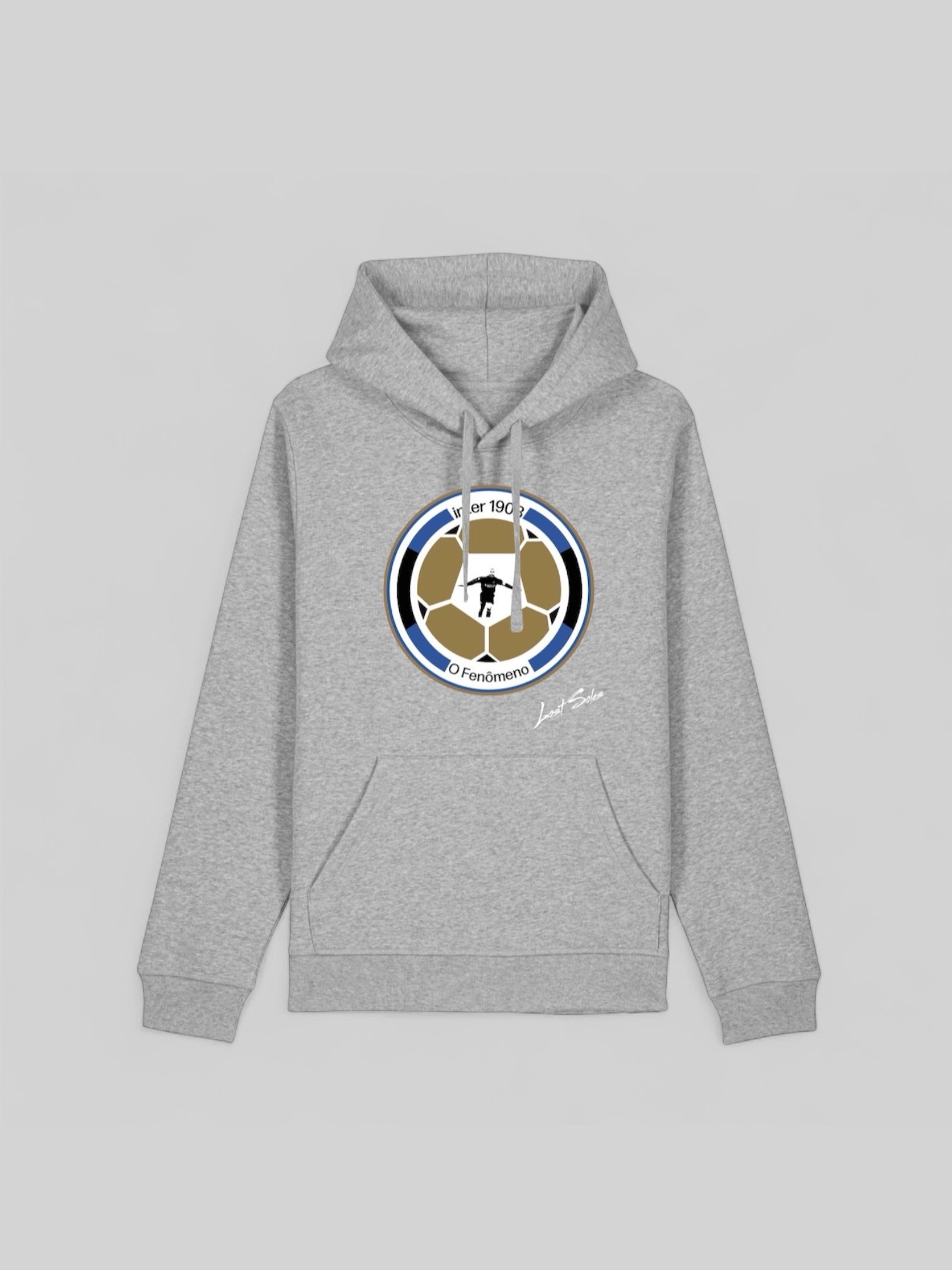 O fenomeno (inter) grey hoodie mens