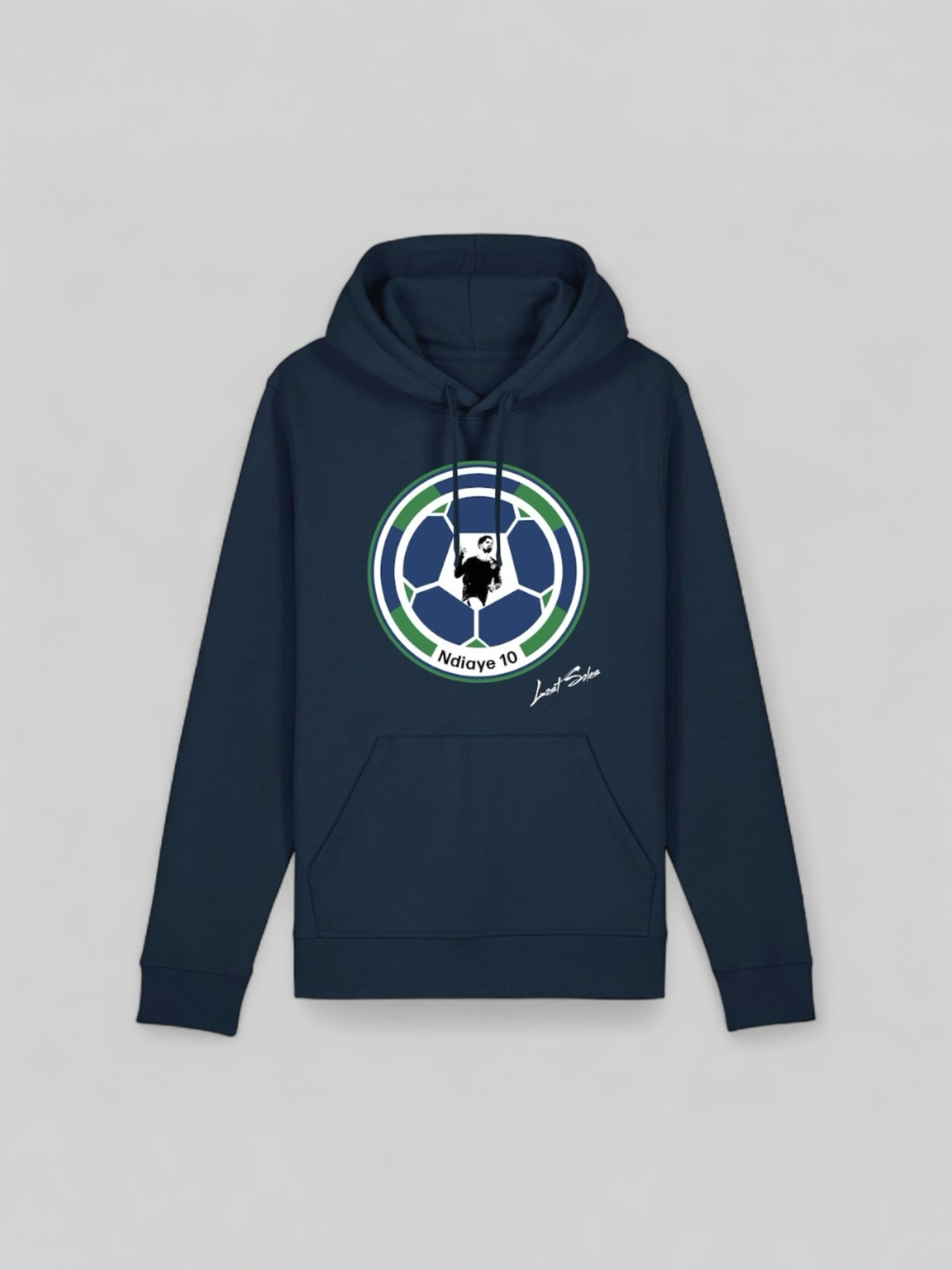 IN. 10 navy hoodie