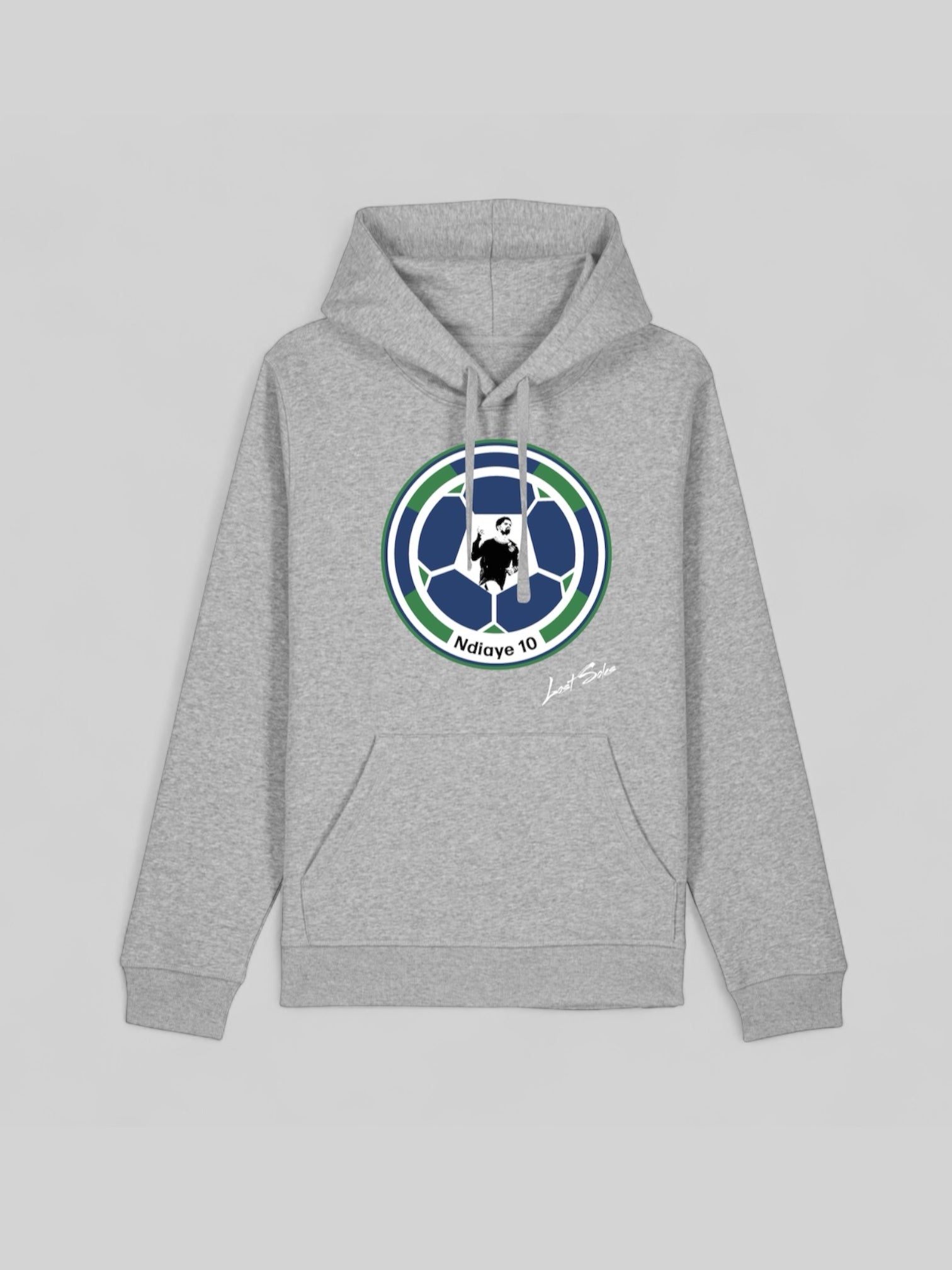 IN.10 grey hoodie men’s