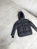 Mens Black Luxury 100% Down Coat  (in stock now )