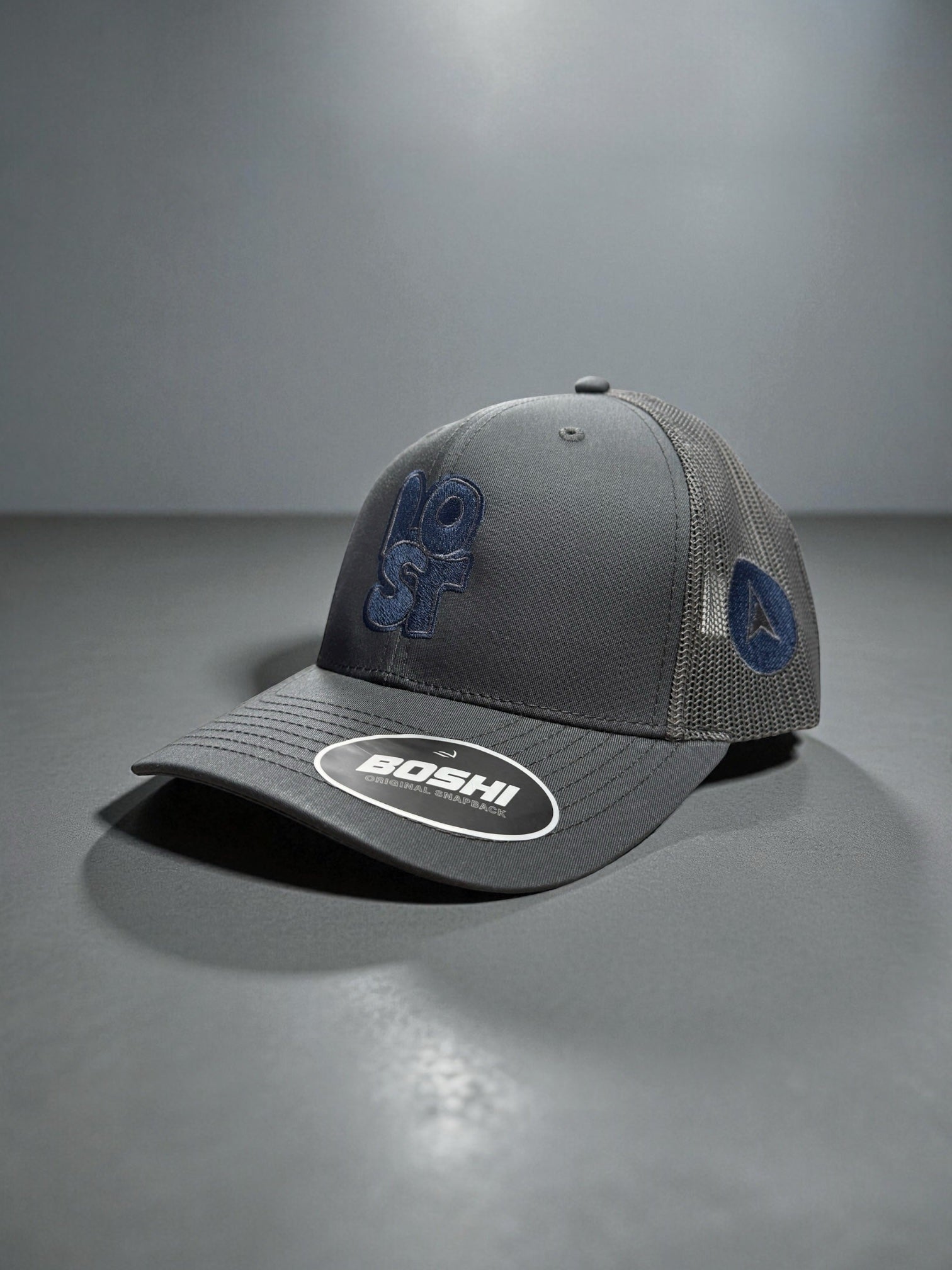 Grey / midnight cap lost logo (boshi cap)