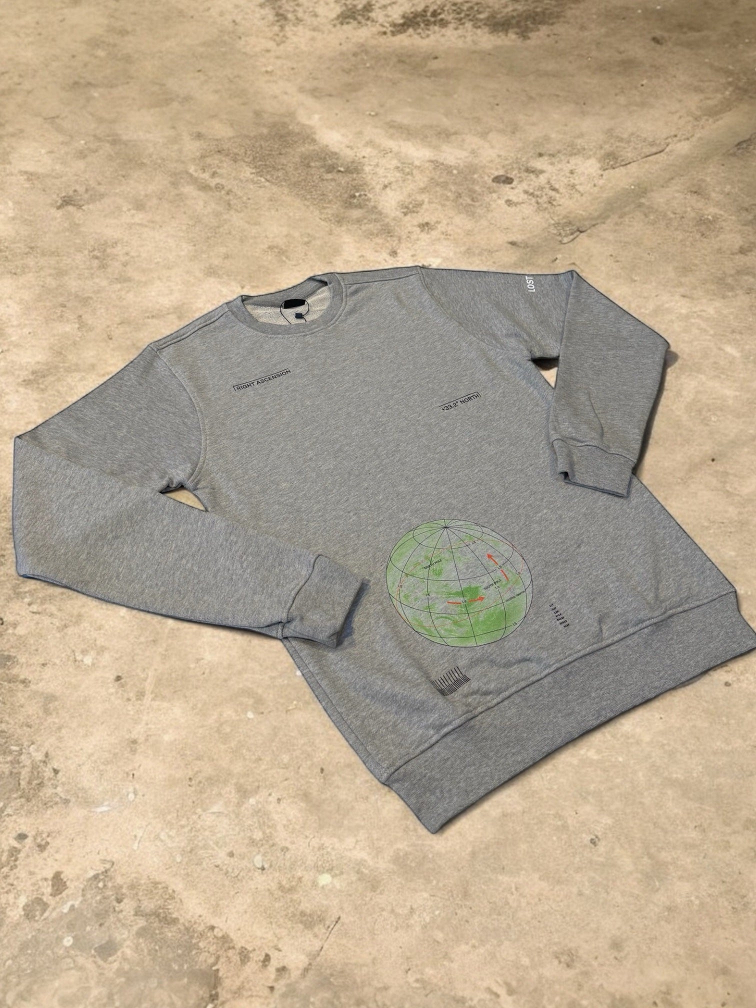 Grey earth sweater