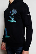 Kids Black Masterpiece Luxury Hoody (Blue Design)