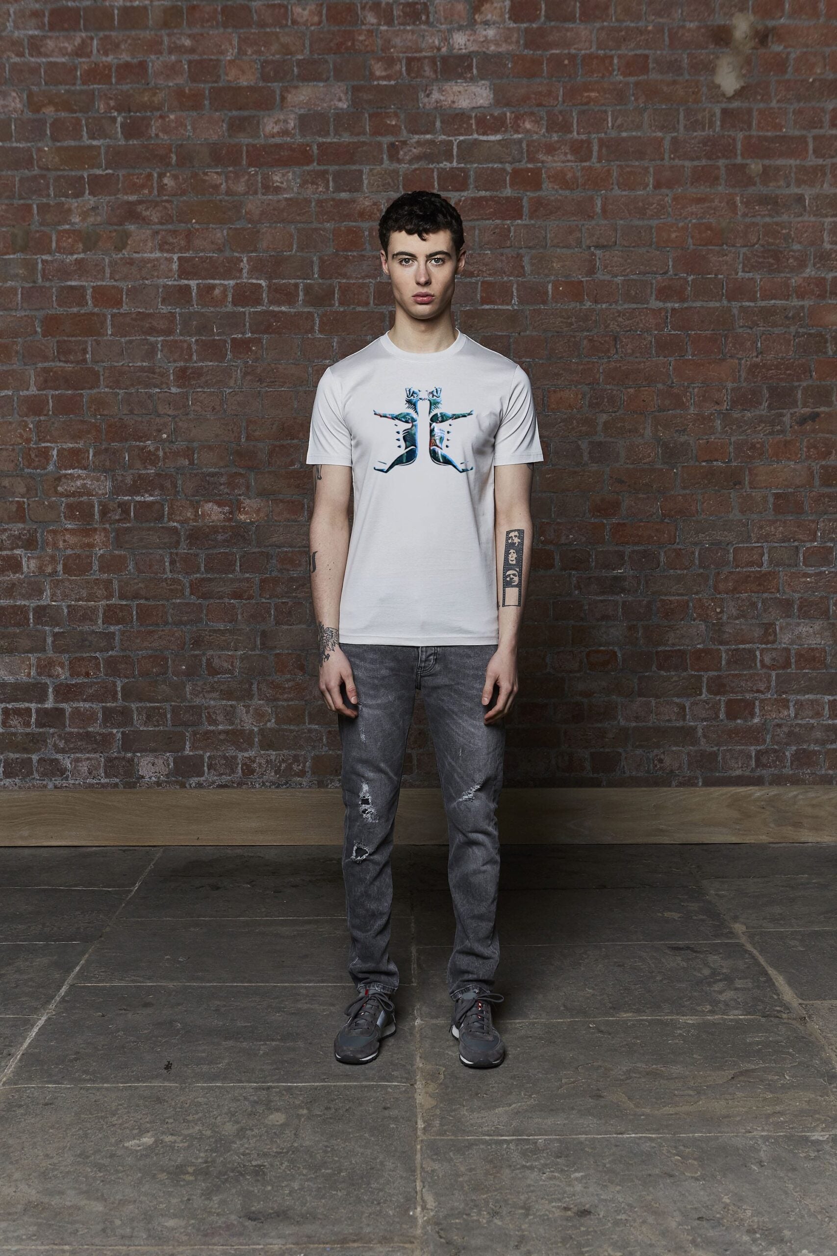 Roma Off Grey T-Shirt (Luxury Range)