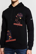 Kids Black Masterpiece Luxury Hoody (Red Design)