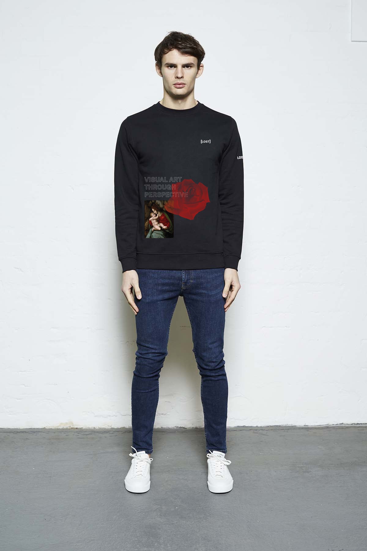 Visual Art Through Perspective Jumper Black